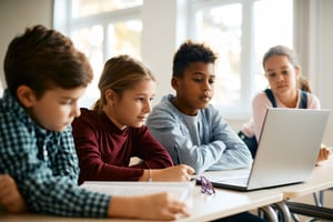 Eén integrale aanpak voor schoolboeken en educatielaptops
